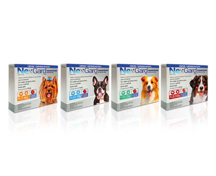Nexgard brand packaging