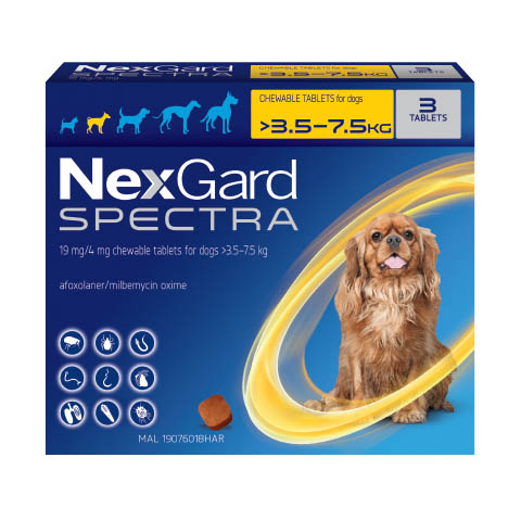 Nexgard Spectra 3,5-7,5kg